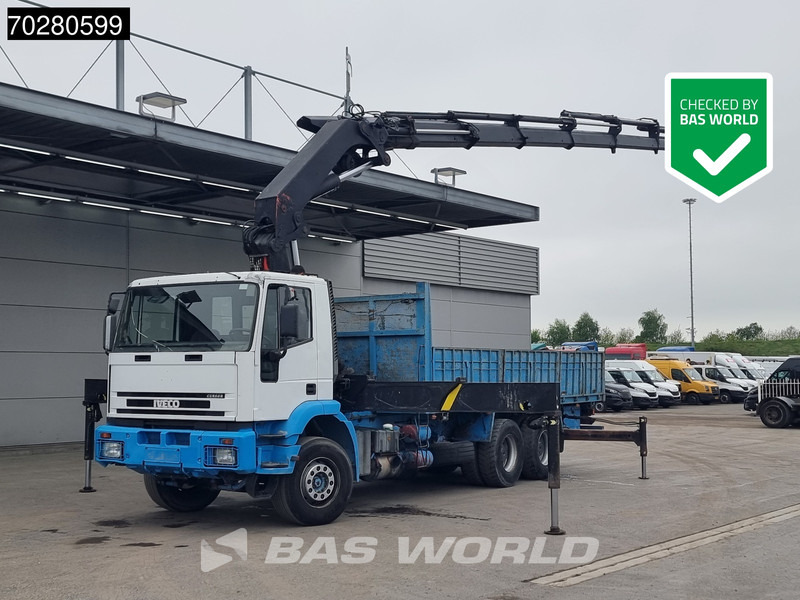 Iveco EuroTrakker 310 6X4 Palfinger PK36002 Kran Crane Manual Big-Axle Euro 3 - Platforminis/ Bortinis sunkvežimis, Sunkvežimis su kranu: foto 1 Iveco EuroTrakker 310 6X4 Palfinger PK36002 Kran Crane Manual Big-Axle Euro 3 - Platforminis/ Bortinis sunkvežimis, Sunkvežimis su kranu: foto 1