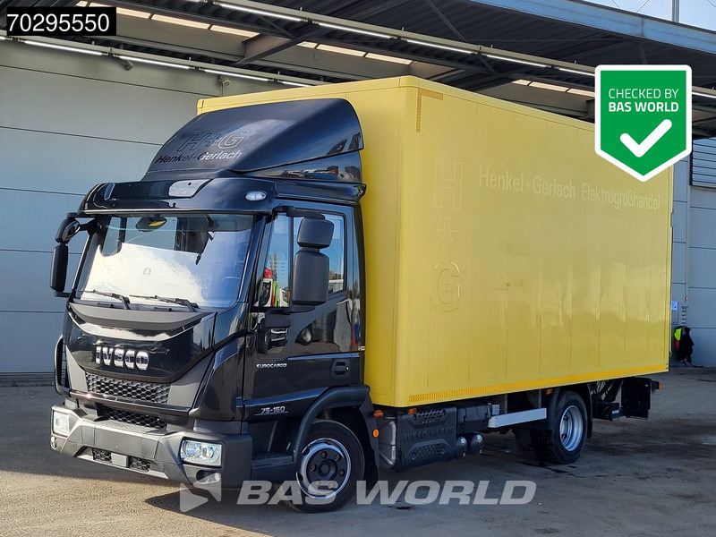 Iveco Eurocargo 75E160 4X2 7.5tonner Automatic 1000kg Ladebordwand Euro 6 - Furgonas sunkvežimis: foto 1 Iveco Eurocargo 75E160 4X2 7.5tonner Automatic 1000kg Ladebordwand Euro 6 - Furgonas sunkvežimis: foto 1