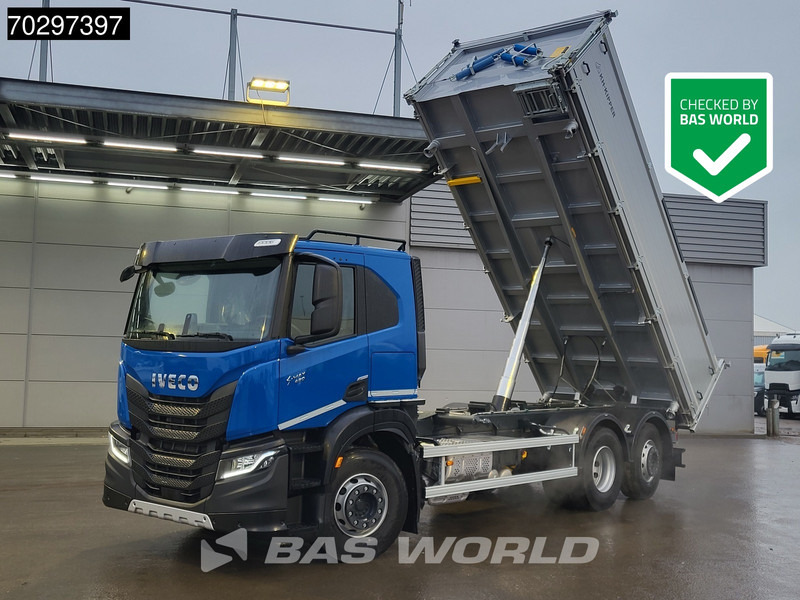 Iveco S-Way 420 6X2 NEW! 17m3 3-way KH kipper Lift+Steering axle Automatic Euro 6 - Savivartis sunkvežimis: foto 1 Iveco S-Way 420 6X2 NEW! 17m3 3-way KH kipper Lift+Steering axle Automatic Euro 6 - Savivartis sunkvežimis: foto 1
