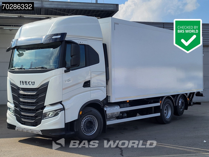 Iveco S-Way 490 6X2 NEW! 2000kg Ladebordwand Retarder Lift+Steering-Axle Navi LED - Furgonas sunkvežimis: foto 1 Iveco S-Way 490 6X2 NEW! 2000kg Ladebordwand Retarder Lift+Steering-Axle Navi LED - Furgonas sunkvežimis: foto 1