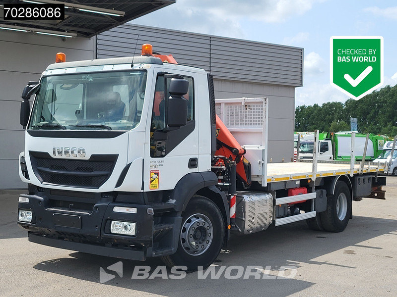 Iveco Stralis 310 4X2 Full Steel Palfinger PK12002-EH A Remote Euro 6 - Platforminis/ Bortinis sunkvežimis, Sunkvežimis su kranu: foto 1 Iveco Stralis 310 4X2 Full Steel Palfinger PK12002-EH A Remote Euro 6 - Platforminis/ Bortinis sunkvežimis, Sunkvežimis su kranu: foto 1