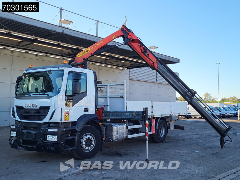 Iveco Stralis 310 4X2 Palfinger PK14002 EH Kran Crane Steel suspension Euro 6 - Platforminis/ Bortinis sunkvežimis, Sunkvežimis su kranu: foto 5 Iveco Stralis 310 4X2 Palfinger PK14002 EH Kran Crane Steel suspension Euro 6 - Platforminis/ Bortinis sunkvežimis, Sunkvežimis su kranu: foto 5