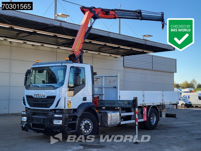 Iveco Stralis 310 4X2 Palfinger PK14002 EH Kran Crane Steel suspension Euro 6 - Platforminis/ Bortinis sunkvežimis, Sunkvežimis su kranu: foto 1 Iveco Stralis 310 4X2 Palfinger PK14002 EH Kran Crane Steel suspension Euro 6 - Platforminis/ Bortinis sunkvežimis, Sunkvežimis su kranu: foto 1