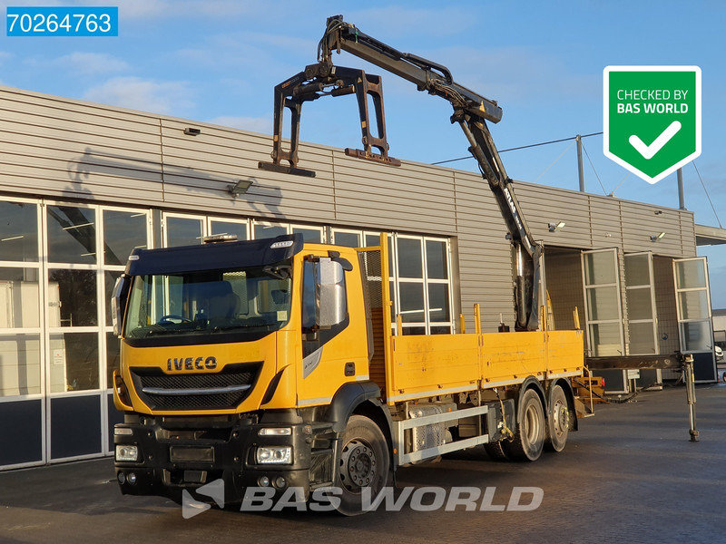 Iveco Stralis 310 6X2 RHD! Atlas 135.2VE-A11 Crane Lift-Lenkachse ACC Euro 6 - Platforminis/ Bortinis sunkvežimis, Sunkvežimis su kranu: foto 1 Iveco Stralis 310 6X2 RHD! Atlas 135.2VE-A11 Crane Lift-Lenkachse ACC Euro 6 - Platforminis/ Bortinis sunkvežimis, Sunkvežimis su kranu: foto 1