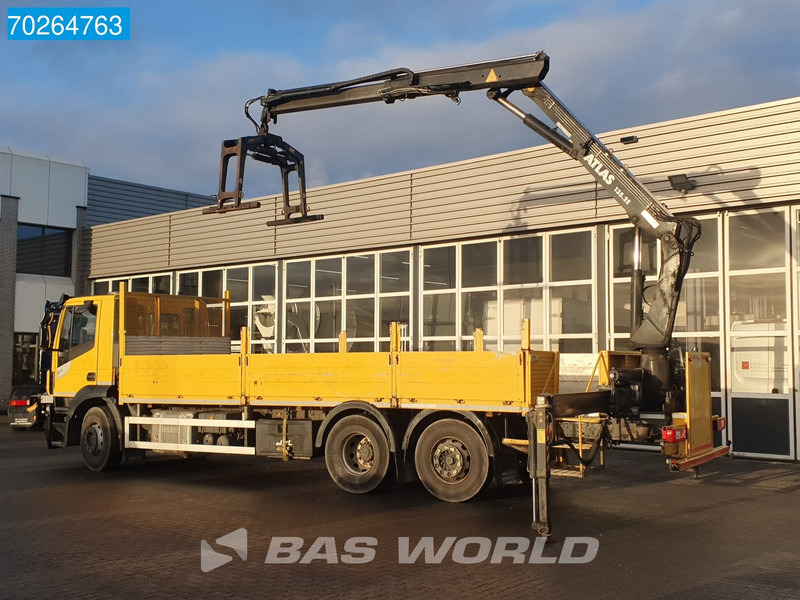Iveco Stralis 310 6X2 RHD! Atlas 135.2VE-A11 Crane Lift-Lenkachse ACC Euro 6 - Platforminis/ Bortinis sunkvežimis, Sunkvežimis su kranu: foto 2 Iveco Stralis 310 6X2 RHD! Atlas 135.2VE-A11 Crane Lift-Lenkachse ACC Euro 6 - Platforminis/ Bortinis sunkvežimis, Sunkvežimis su kranu: foto 2