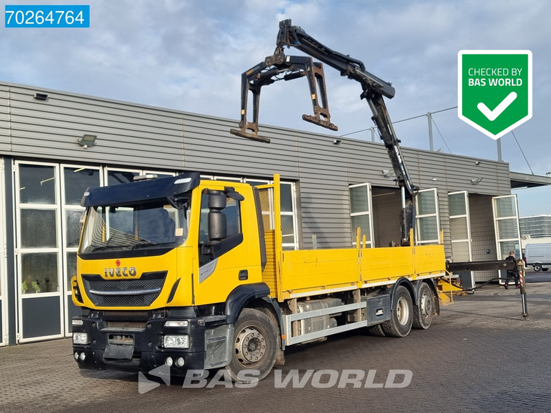 Iveco Stralis 310 6X2 RHD! Atlas 135.2VE-A11 Crane Lift-lenkachse ACC Euro 6 - Platforminis/ Bortinis sunkvežimis, Sunkvežimis su kranu: foto 1 Iveco Stralis 310 6X2 RHD! Atlas 135.2VE-A11 Crane Lift-lenkachse ACC Euro 6 - Platforminis/ Bortinis sunkvežimis, Sunkvežimis su kranu: foto 1