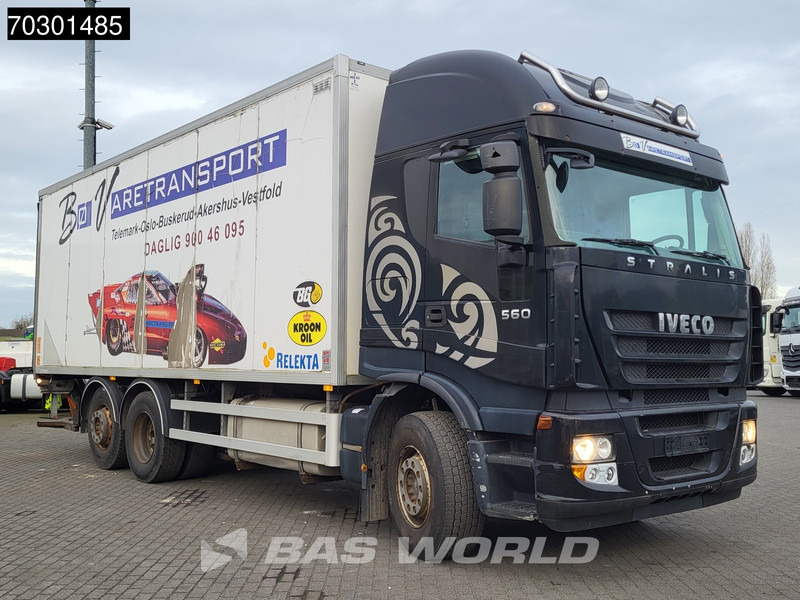 Iveco Stralis 560 6X2 Retarder Automatic Lift Axle 1500kg Tailgate Euro 5 - Furgonas sunkvežimis: foto 3 Iveco Stralis 560 6X2 Retarder Automatic Lift Axle 1500kg Tailgate Euro 5 - Furgonas sunkvežimis: foto 3