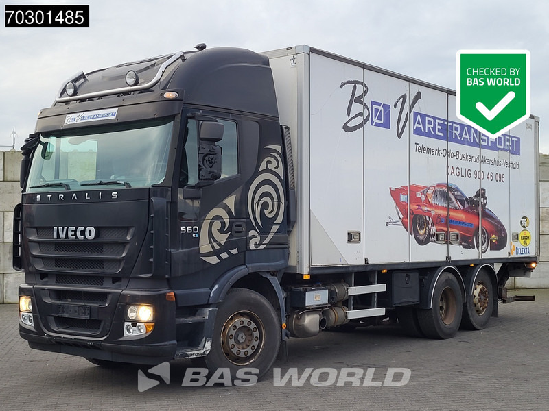 Iveco Stralis 560 6X2 Retarder Automatic Lift Axle 1500kg Tailgate Euro 5 - Furgonas sunkvežimis: foto 1 Iveco Stralis 560 6X2 Retarder Automatic Lift Axle 1500kg Tailgate Euro 5 - Furgonas sunkvežimis: foto 1