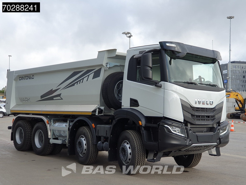 Nauja Savivartis sunkvežimis Iveco T-Way 450 8X4 NEW! 20m3 Cantoni tipper Steelsuspension Big-Axle Automatic Euro 6: foto 7