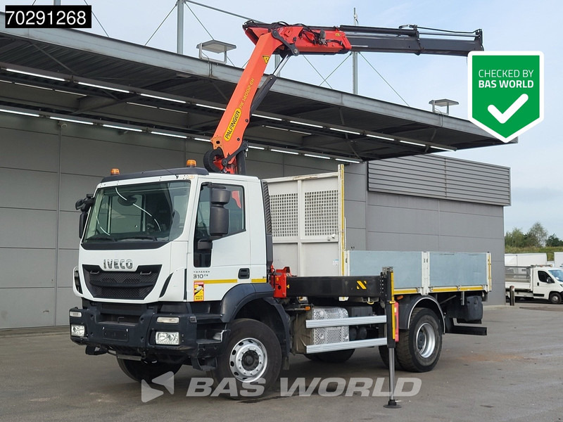 Iveco Trakker 310 4X2 Palfinger PK14002 EH Crane Kran Rotator Steelsuspension Big-Axle Manual Euro 6 - Platforminis/ Bortinis sunkvežimis, Sunkvežimis su kranu: foto 1 Iveco Trakker 310 4X2 Palfinger PK14002 EH Crane Kran Rotator Steelsuspension Big-Axle Manual Euro 6 - Platforminis/ Bortinis sunkvežimis, Sunkvežimis su kranu: foto 1