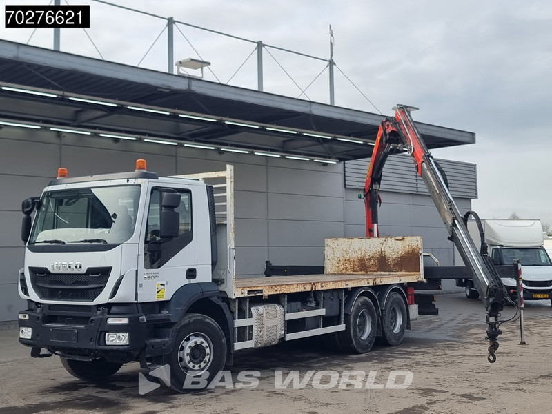 Iveco Trakker 360 6X4 Palfinger PK17.001 SLD Remote Steelsuspension Big-Axle - Platforminis/ Bortinis sunkvežimis, Sunkvežimis su kranu: foto 5 Iveco Trakker 360 6X4 Palfinger PK17.001 SLD Remote Steelsuspension Big-Axle - Platforminis/ Bortinis sunkvežimis, Sunkvežimis su kranu: foto 5