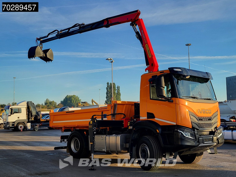 Iveco X-Way 400 4X2 New! Palfinger PK12.501 Crane Meiller 3-Side Tipper Navi ACC Euro 6 - Savivartis sunkvežimis, Sunkvežimis su kranu: foto 3 Iveco X-Way 400 4X2 New! Palfinger PK12.501 Crane Meiller 3-Side Tipper Navi ACC Euro 6 - Savivartis sunkvežimis, Sunkvežimis su kranu: foto 3
