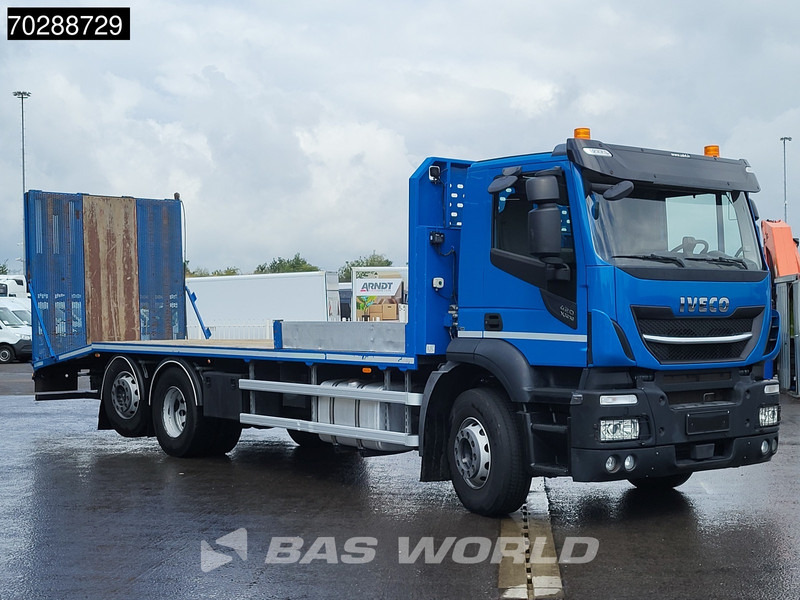 Autovežis sunkvežimis Iveco X-Way 420 6X2 Machine transporter Hydraulic Ramp Winch Lift+steering axle ACC Euro 6: foto 6