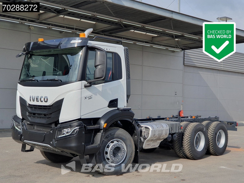 Iveco X-Way 460 6X4 New! Retarder steelsuspension Big-Axle Automatic Navi Euro 6 - Važiuoklės sunkvežimis: foto 1 Iveco X-Way 460 6X4 New! Retarder steelsuspension Big-Axle Automatic Navi Euro 6 - Važiuoklės sunkvežimis: foto 1