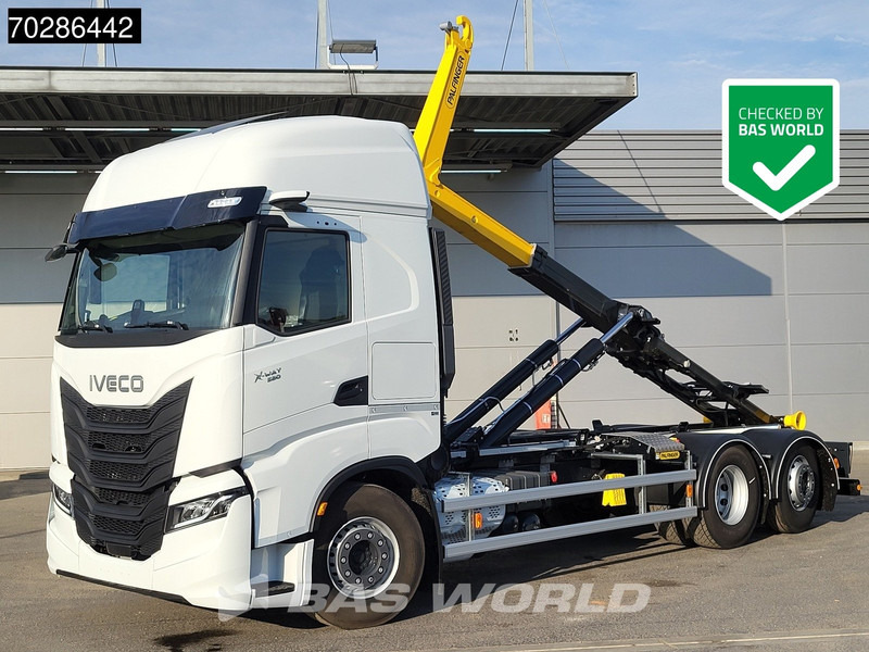 Iveco X-Way 580 6X2 NEW Palfinger PHT20SLD5 Hooklift Lift+steering Axle Automatic Navi ACC LED - Hook-lift sunkvežimis: foto 1 Iveco X-Way 580 6X2 NEW Palfinger PHT20SLD5 Hooklift Lift+steering Axle Automatic Navi ACC LED - Hook-lift sunkvežimis: foto 1