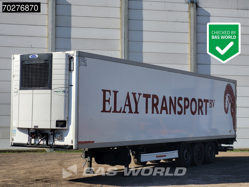 Kässbohrer Carrier Vector 1550 Tailgate TÜV 06/25 Liftachse LBW BPW - Refrižeratorius puspriekabė: foto 1 Kässbohrer Carrier Vector 1550 Tailgate TÜV 06/25 Liftachse LBW BPW - Refrižeratorius puspriekabė: foto 1
