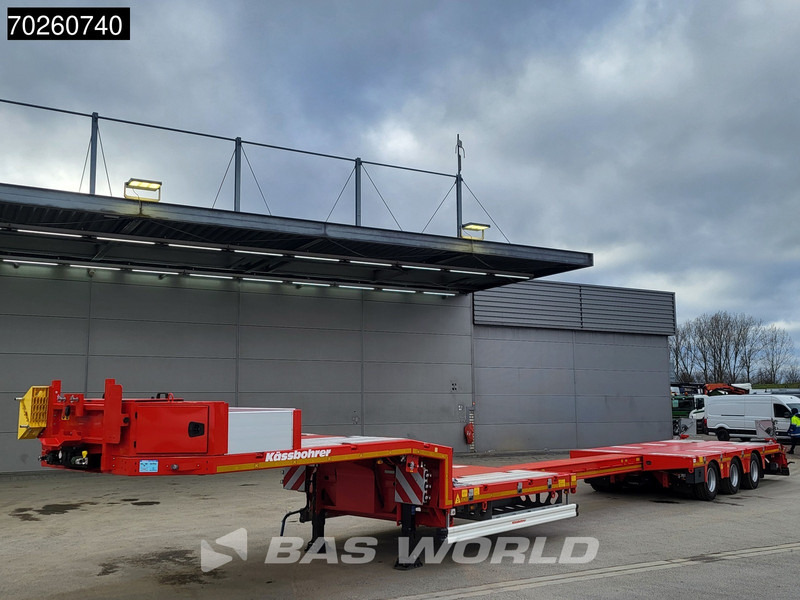 Kässbohrer LB3E Ausziehbar Bis:13,75m Lift+Lenkachse - Žemo profilio platforma puspriekabė: foto 2 Kässbohrer LB3E Ausziehbar Bis:13,75m Lift+Lenkachse - Žemo profilio platforma puspriekabė: foto 2