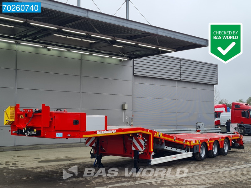 Kässbohrer LB3E Ausziehbar Bis:13,75m Lift+Lenkachse - Žemo profilio platforma puspriekabė: foto 1 Kässbohrer LB3E Ausziehbar Bis:13,75m Lift+Lenkachse - Žemo profilio platforma puspriekabė: foto 1