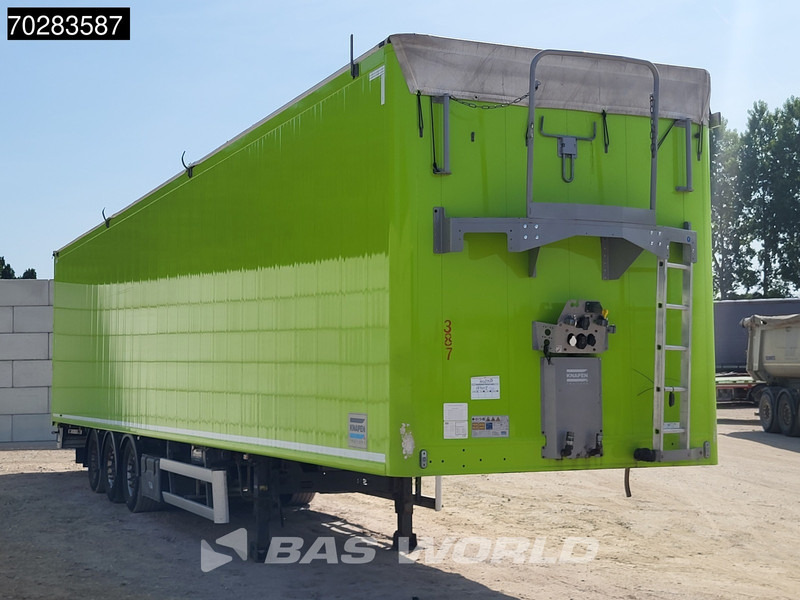 Knapen 3 axles Liftachse 7MM 103m3 Schiebewand - Su slankiojanciomis grindimis puspriekabė: foto 3 Knapen 3 axles Liftachse 7MM 103m3 Schiebewand - Su slankiojanciomis grindimis puspriekabė: foto 3