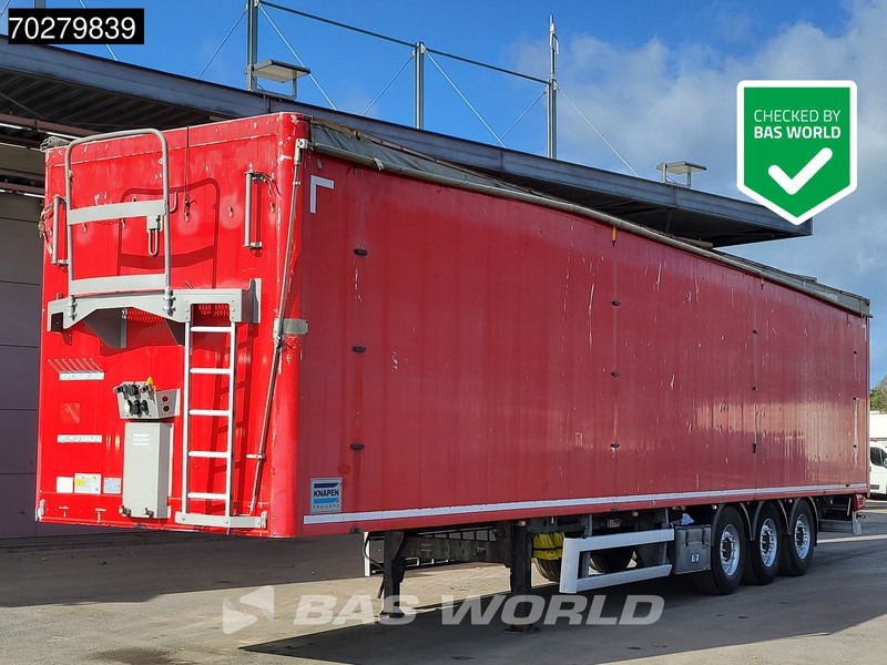 Knapen K100 92m3 10mm Waste Cover Liftachse APK 01/26 - Su slankiojanciomis grindimis puspriekabė: foto 1 Knapen K100 92m3 10mm Waste Cover Liftachse APK 01/26 - Su slankiojanciomis grindimis puspriekabė: foto 1