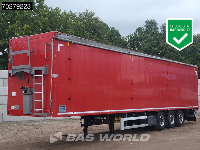 Knapen K100 92m3 Liftachse 10mm Waste Cover APK 03/26 - Su slankiojanciomis grindimis puspriekabė: foto 1 Knapen K100 92m3 Liftachse 10mm Waste Cover APK 03/26 - Su slankiojanciomis grindimis puspriekabė: foto 1