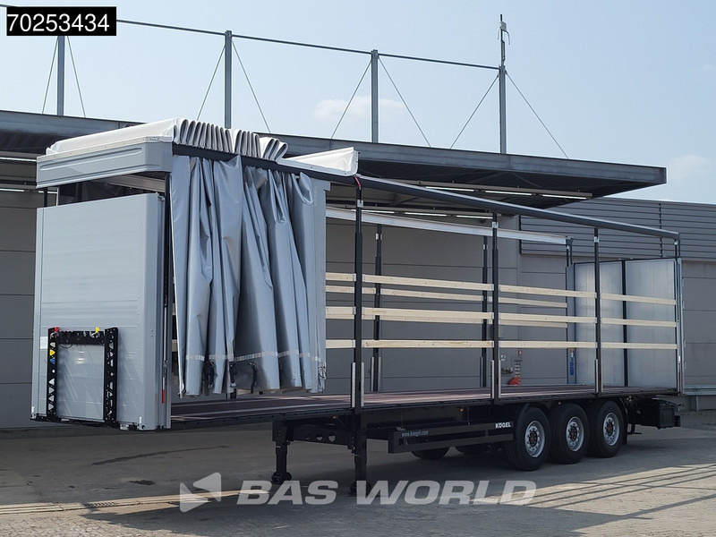 Kögel S24-1 3 axles NEW HUBDACH Liftachse Lifting+ Sliding Roof - Tentinė puspriekabė: foto 2 Kögel S24-1 3 axles NEW HUBDACH Liftachse Lifting+ Sliding Roof - Tentinė puspriekabė: foto 2