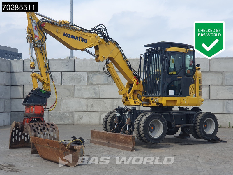 Komatsu PW118 MR -11 - Ratinis ekskavatorius: foto 1 Komatsu PW118 MR -11 - Ratinis ekskavatorius: foto 1