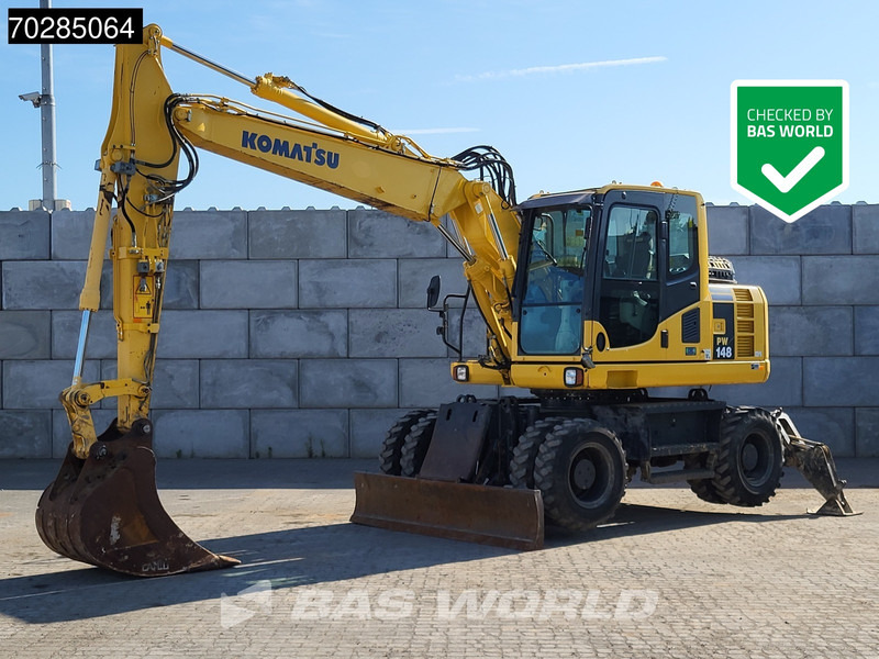 Komatsu PW148 -8 - Ratinis ekskavatorius: foto 1 Komatsu PW148 -8 - Ratinis ekskavatorius: foto 1