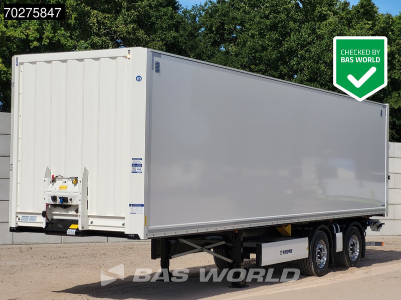 Krone SZ City NEW Lift+Lenkachse Tail Lift - Furgonas puspriekabė: foto 1 Krone SZ City NEW Lift+Lenkachse Tail Lift - Furgonas puspriekabė: foto 1