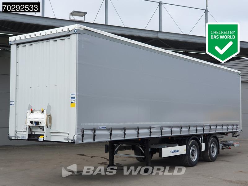Krone SZ NEW Tailgate City Lift + Lenkachse LBW Ladebordwand - Tentinė puspriekabė: foto 1 Krone SZ NEW Tailgate City Lift + Lenkachse LBW Ladebordwand - Tentinė puspriekabė: foto 1