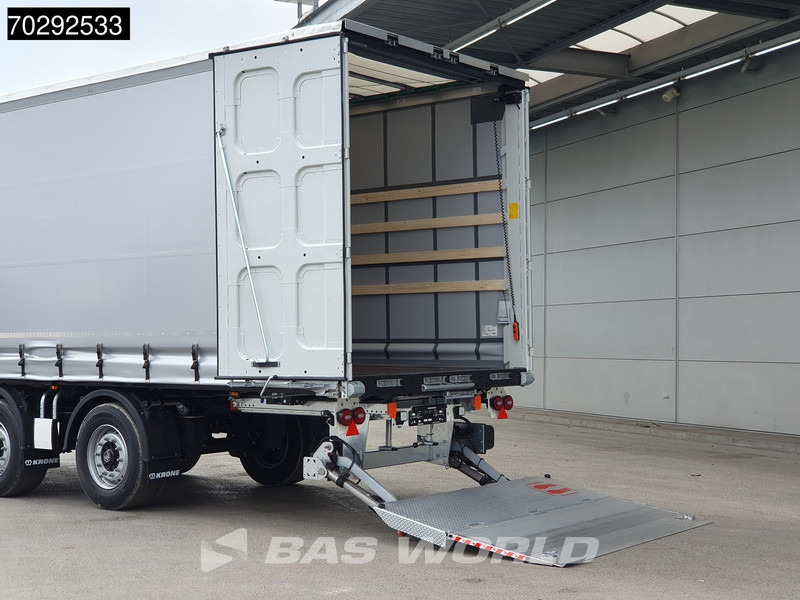 Krone SZ NEW Tailgate City Lift + Lenkachse LBW Ladebordwand - Tentinė puspriekabė: foto 3 Krone SZ NEW Tailgate City Lift + Lenkachse LBW Ladebordwand - Tentinė puspriekabė: foto 3