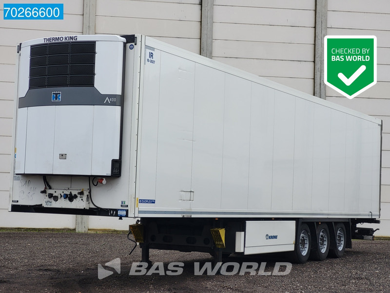 Krone Thermo King A400 Doppelstock Blumenbreit Liftachse Palettenkasten - Refrižeratorius puspriekabė: foto 1 Krone Thermo King A400 Doppelstock Blumenbreit Liftachse Palettenkasten - Refrižeratorius puspriekabė: foto 1