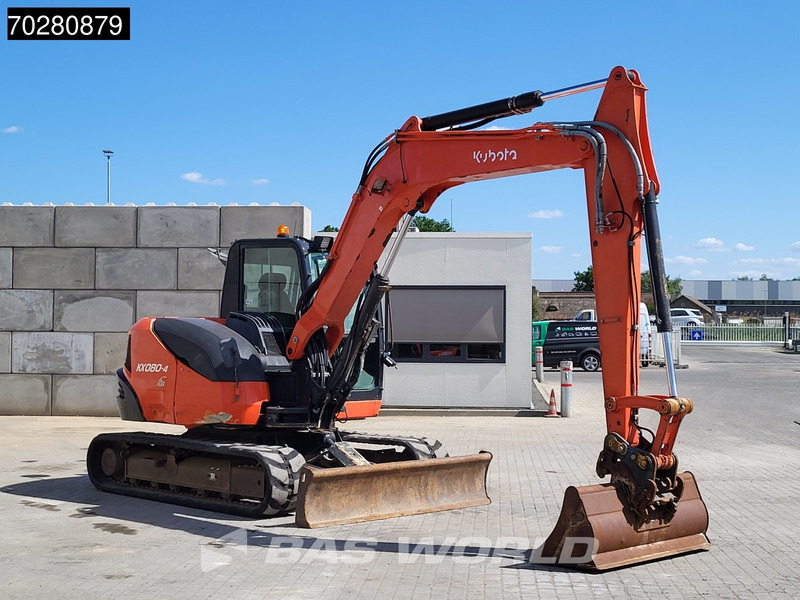 Kubota KX080-4 - Vikšrinis ekskavatorius: foto 3 Kubota KX080-4 - Vikšrinis ekskavatorius: foto 3