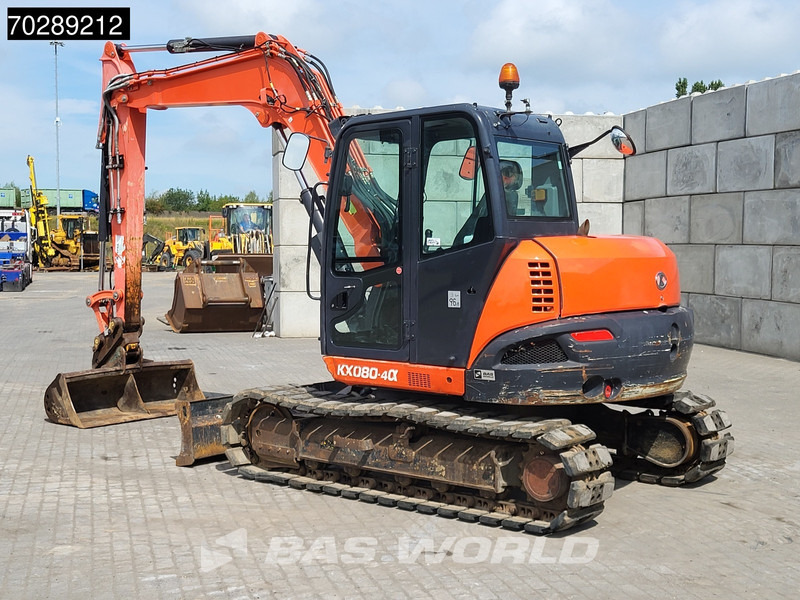 Kubota KX080 -4a - Mini ekskavatorius: foto 3 Kubota KX080 -4a - Mini ekskavatorius: foto 3