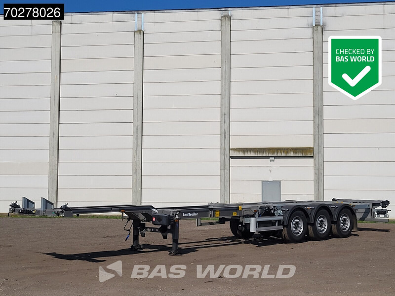 Lecitrailer SR3EC 3 axles UNUSED Liftachse Multi'45 - Konteineris-vežimus/ Sukeisti kūną puspriekabė: foto 1 Lecitrailer SR3EC 3 axles UNUSED Liftachse Multi'45 - Konteineris-vežimus/ Sukeisti kūną puspriekabė: foto 1