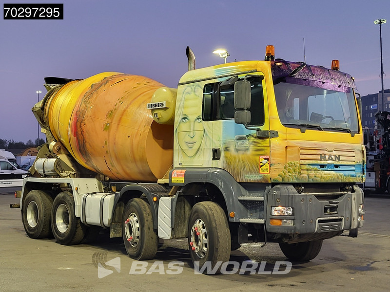 MAN 35.363 8X4 9m3 Liebherr mixer Big-Axle Steelsuspension Automatic Euro 3 - Betonvežis: foto 3 MAN 35.363 8X4 9m3 Liebherr mixer Big-Axle Steelsuspension Automatic Euro 3 - Betonvežis: foto 3