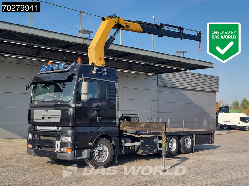 MAN TGA 26.430 6X2 Palfinger PK32080 Kran Crane Manual Liftachse Euro 4 - Platforminis/ Bortinis sunkvežimis, Sunkvežimis su kranu: foto 1 MAN TGA 26.430 6X2 Palfinger PK32080 Kran Crane Manual Liftachse Euro 4 - Platforminis/ Bortinis sunkvežimis, Sunkvežimis su kranu: foto 1