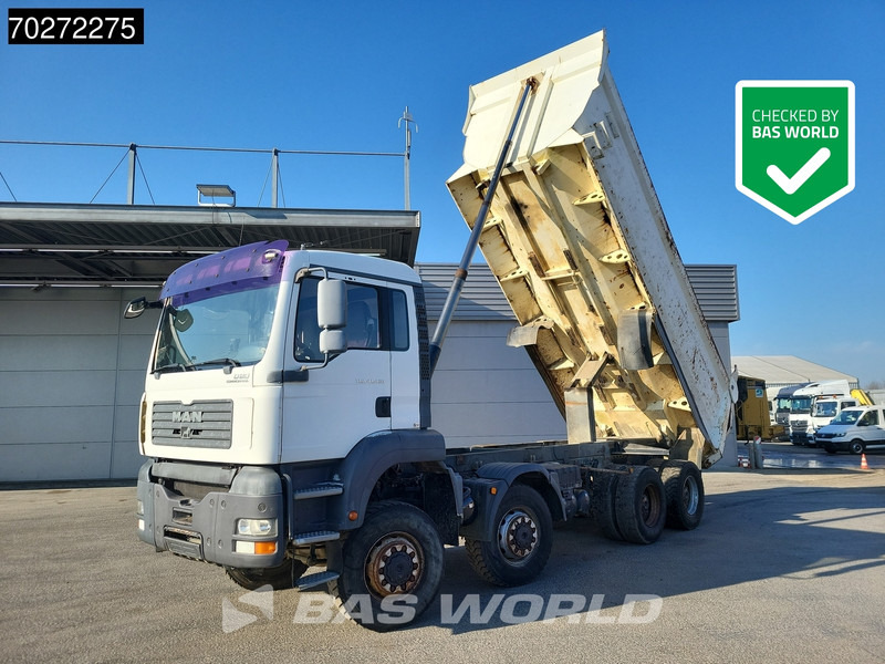 MAN TGA 41.430 8X6 23m3 Manual Big-Axle Steel suspension Euro 3 - Savivartis sunkvežimis: foto 1 MAN TGA 41.430 8X6 23m3 Manual Big-Axle Steel suspension Euro 3 - Savivartis sunkvežimis: foto 1