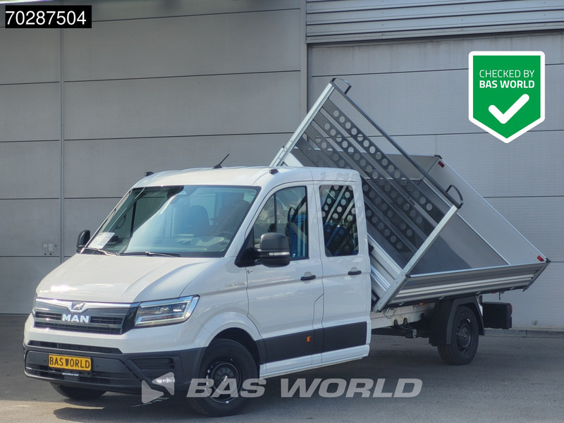 MAN TGE 3.180 Drie-Zijdige Automaat Kipper 2025-Facelift 180PK Trekhaak LED Airco Cruise Navi Euro6 Kipper Tipper Benne Kieper 3m3 A/C Towbar - Mažas savivartis: foto 1 MAN TGE 3.180 Drie-Zijdige Automaat Kipper 2025-Facelift 180PK Trekhaak LED Airco Cruise Navi Euro6 Kipper Tipper Benne Kieper 3m3 A/C Towbar - Mažas savivartis: foto 1