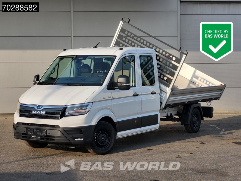 MAN TGE 3.180 Driezijdige Kipper Automaat Dubbel Cabine 2025 Facelift 180PK Trekhaak LED Navi ACC Airco Cruise Euro6 Kipper Tippe Benne Kieper - Mažas savivartis: foto 1 MAN TGE 3.180 Driezijdige Kipper Automaat Dubbel Cabine 2025 Facelift 180PK Trekhaak LED Navi ACC Airco Cruise Euro6 Kipper Tippe Benne Kieper - Mažas savivartis: foto 1