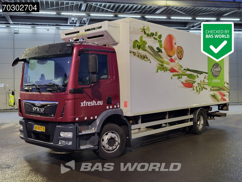 MAN TGM 15.250 TGM 4X2 15t NL-Truck APK Konvekta DUOTEMP-DKD514/24-400 V Ladebordwand - Refrižeratorius sunkvežimis: foto 1 MAN TGM 15.250 TGM 4X2 15t NL-Truck APK Konvekta DUOTEMP-DKD514/24-400 V Ladebordwand - Refrižeratorius sunkvežimis: foto 1