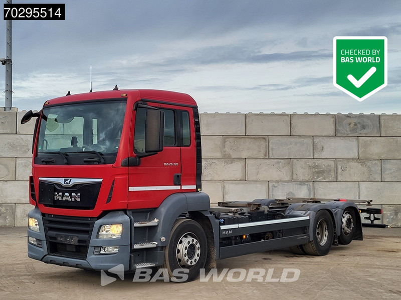MAN TGS 26.320 TGS 6X2 ADR BDF Lift + Steering Axle Euro 6 - Konteineris-vežimus/ Sukeisti kūną sunkvežimis: foto 1 MAN TGS 26.320 TGS 6X2 ADR BDF Lift + Steering Axle Euro 6 - Konteineris-vežimus/ Sukeisti kūną sunkvežimis: foto 1