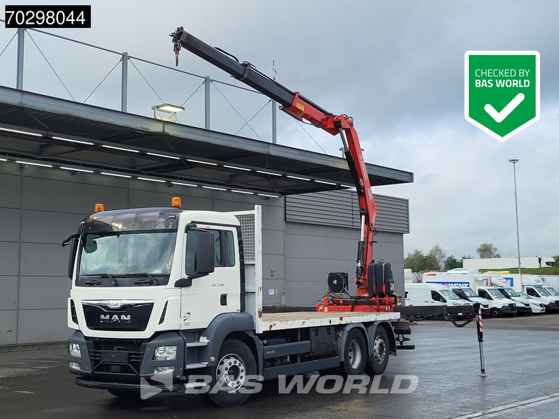 MAN TGS 26.360 6X2 Fassi F135A.0.22 Lift-Axle Euro 6 - Platforminis/ Bortinis sunkvežimis, Sunkvežimis su kranu: foto 1 MAN TGS 26.360 6X2 Fassi F135A.0.22 Lift-Axle Euro 6 - Platforminis/ Bortinis sunkvežimis, Sunkvežimis su kranu: foto 1