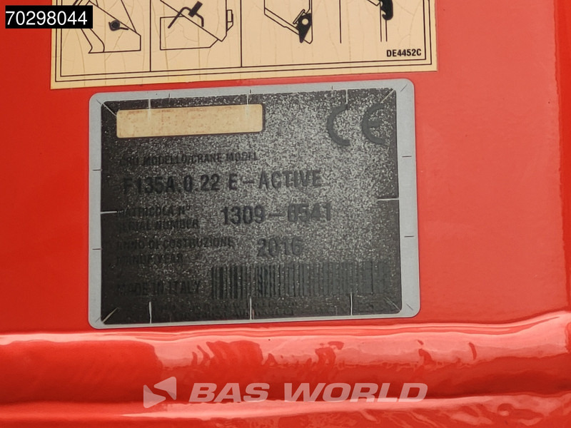 Platforminis/ Bortinis sunkvežimis, Sunkvežimis su kranu MAN TGS 26.360 6X2 Fassi F135A.0.22 Lift-Axle Euro 6: foto 18