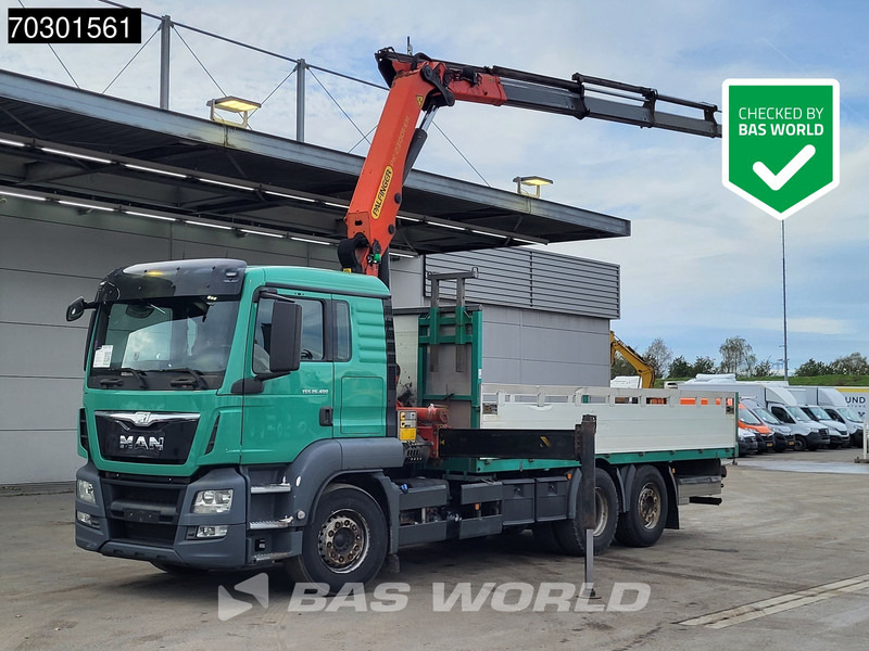 MAN TGS 26.400 6X2 Palfinger PK23001 EH Crane Kran Remote Retarder Euro 6 - Platforminis/ Bortinis sunkvežimis, Sunkvežimis su kranu: foto 1 MAN TGS 26.400 6X2 Palfinger PK23001 EH Crane Kran Remote Retarder Euro 6 - Platforminis/ Bortinis sunkvežimis, Sunkvežimis su kranu: foto 1