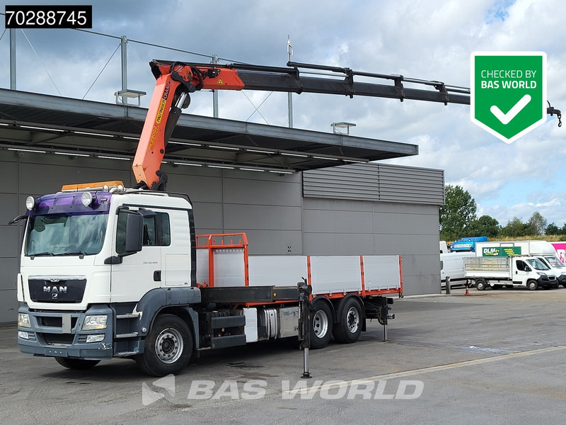MAN TGS 26.400 TGS 6X2 Palfinger PK29002 Crane Kran 2.5Tons Winch Lift+steering Euro 4 - Platforminis/ Bortinis sunkvežimis, Sunkvežimis su kranu: foto 1 MAN TGS 26.400 TGS 6X2 Palfinger PK29002 Crane Kran 2.5Tons Winch Lift+steering Euro 4 - Platforminis/ Bortinis sunkvežimis, Sunkvežimis su kranu: foto 1