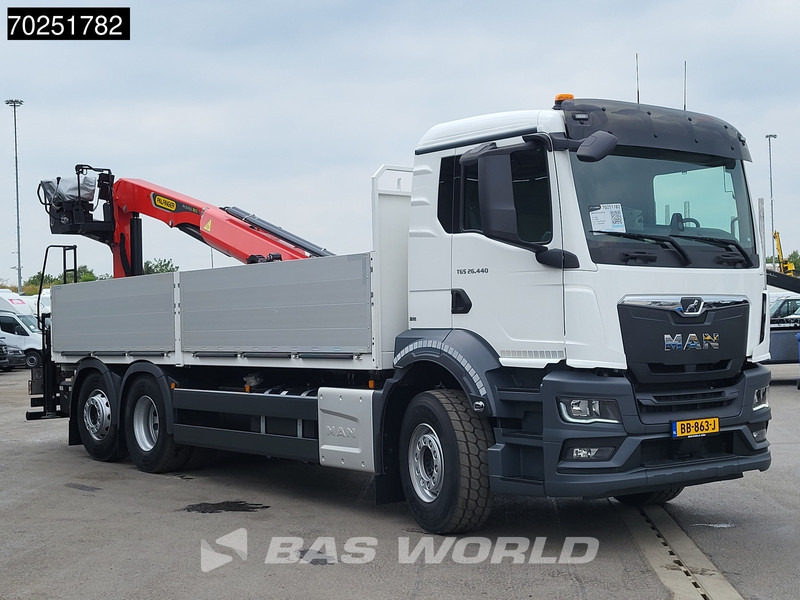 MAN TGS 26.440 6X2 NEW NL-Truck Palfinger PK 20.501 L TEC3 Kran Crane Baustoff Euro 6 - Platforminis/ Bortinis sunkvežimis, Sunkvežimis su kranu: foto 3 MAN TGS 26.440 6X2 NEW NL-Truck Palfinger PK 20.501 L TEC3 Kran Crane Baustoff Euro 6 - Platforminis/ Bortinis sunkvežimis, Sunkvežimis su kranu: foto 3