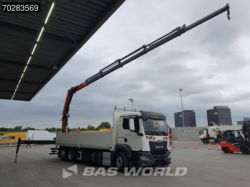 MAN TGS 26.470 6X2 Palfinger PK22002-EH Kran Crane Liftachse Navi Euro 6 - Platforminis/ Bortinis sunkvežimis, Sunkvežimis su kranu: foto 2 MAN TGS 26.470 6X2 Palfinger PK22002-EH Kran Crane Liftachse Navi Euro 6 - Platforminis/ Bortinis sunkvežimis, Sunkvežimis su kranu: foto 2