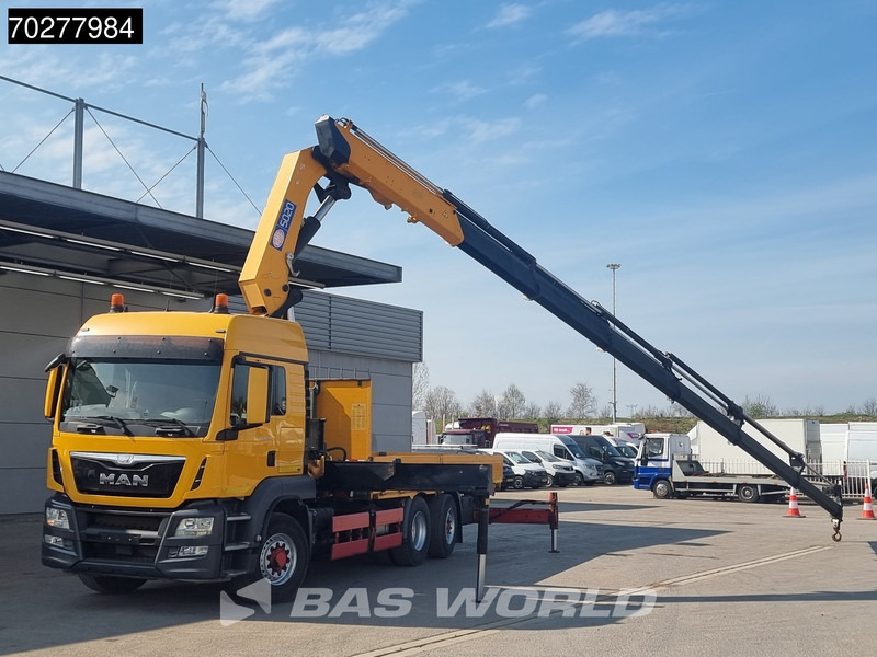MAN TGS 26.480 6X4 HMF 5020 K6 Crane Kran 6x2H4 Hydrodrive Euro 6 - Platforminis/ Bortinis sunkvežimis, Sunkvežimis su kranu: foto 3 MAN TGS 26.480 6X4 HMF 5020 K6 Crane Kran 6x2H4 Hydrodrive Euro 6 - Platforminis/ Bortinis sunkvežimis, Sunkvežimis su kranu: foto 3