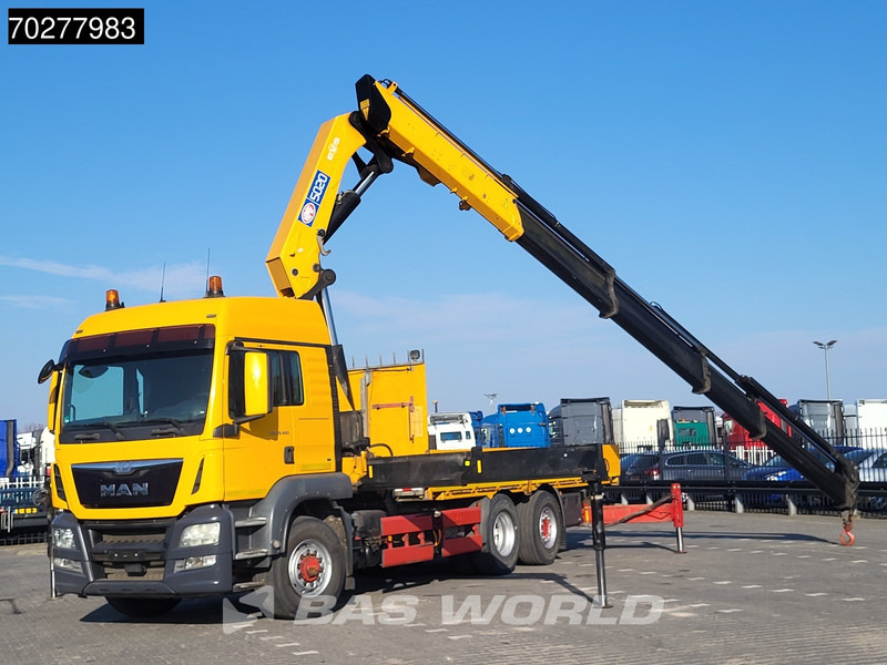 MAN TGS 26.480 6X4 HMF 5020-K6 Crane Kran Hydrodrive Lift+Lenkachse Euro 6 - Platforminis/ Bortinis sunkvežimis, Sunkvežimis su kranu: foto 3 MAN TGS 26.480 6X4 HMF 5020-K6 Crane Kran Hydrodrive Lift+Lenkachse Euro 6 - Platforminis/ Bortinis sunkvežimis, Sunkvežimis su kranu: foto 3
